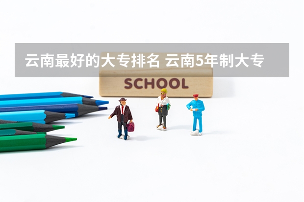 云南最好的大专排名 云南5年制大专学校排名 云南省专科学校排名