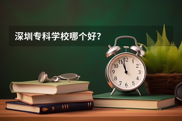 深圳专科学校哪个好？