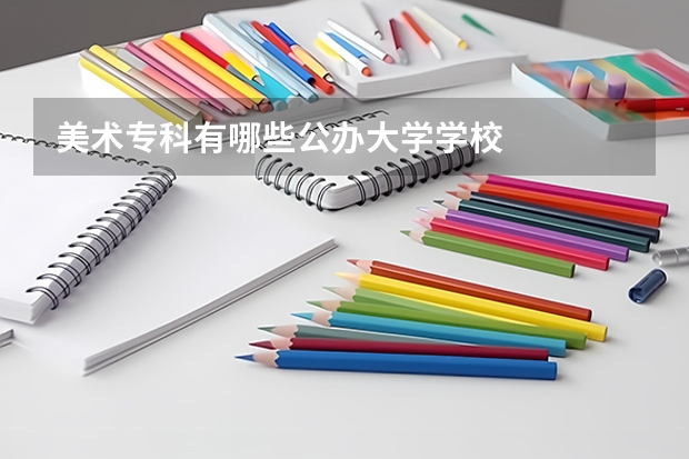 美术专科有哪些公办大学学校