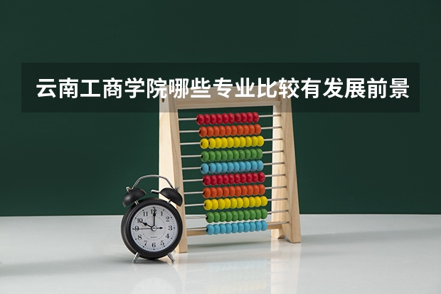 云南工商学院哪些专业比较有发展前景？