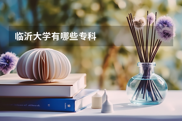 临沂大学有哪些专科