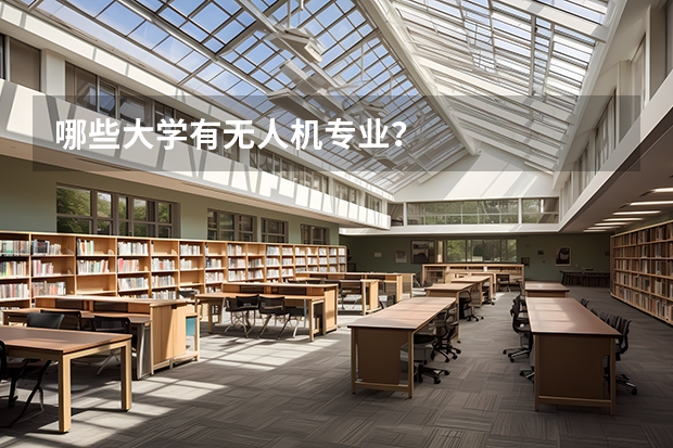 哪些大学有无人机专业?