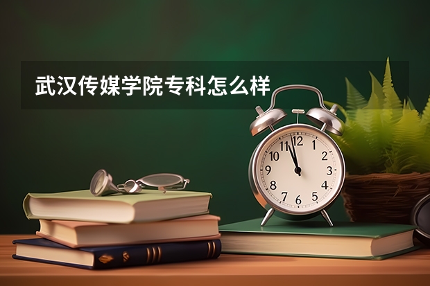武汉传媒学院专科怎么样