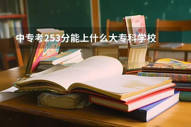 中专考253分能上什么大专科学校