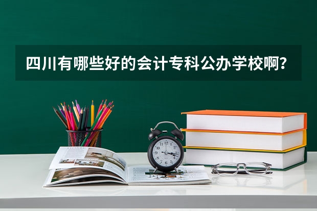 四川有哪些好的会计专科公办学校啊？
