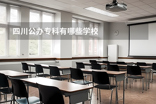 四川公办专科有哪些学校