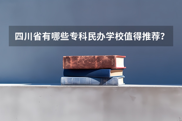 四川省有哪些专科民办学校值得推荐?