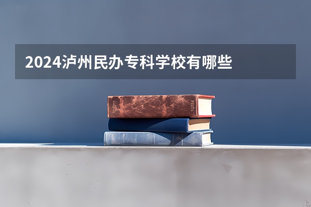 2024泸州民办专科学校有哪些