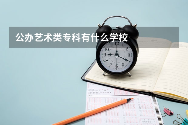 公办艺术类专科有什么学校