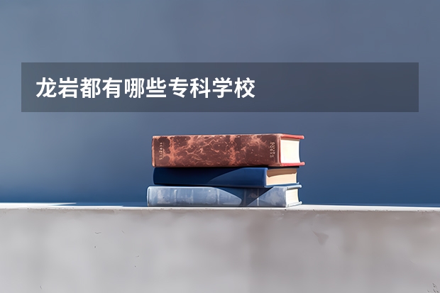 龙岩都有哪些专科学校