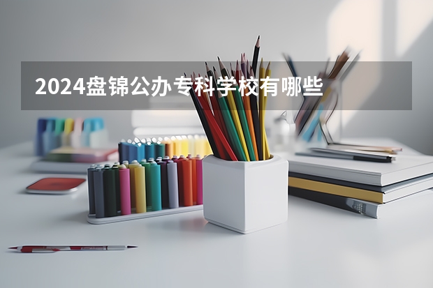 2024盘锦公办专科学校有哪些