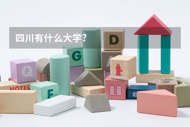 四川有什么大学?
