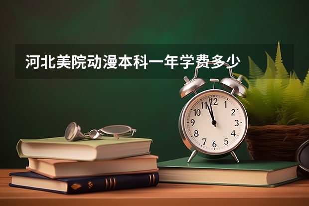 河北美院动漫本科一年学费多少