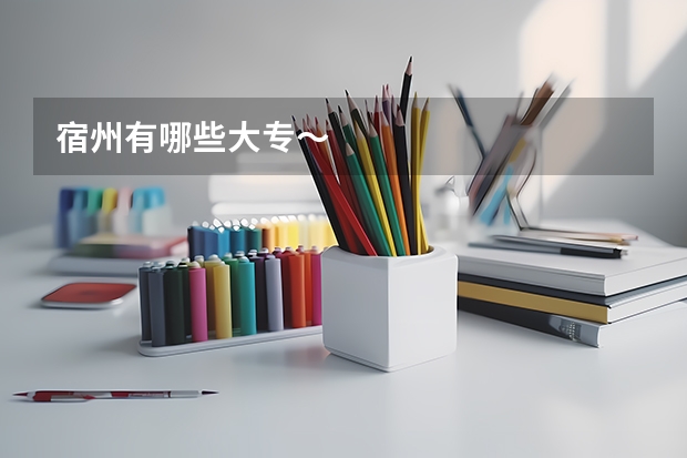 宿州有哪些大专～