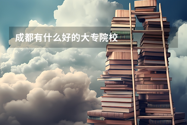 成都有什么好的大专院校