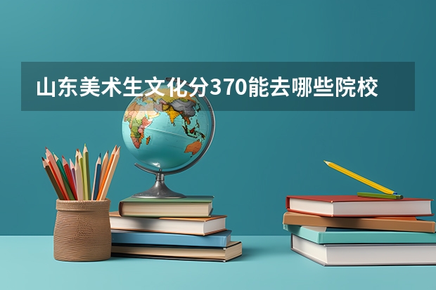 山东美术生文化分370能去哪些院校