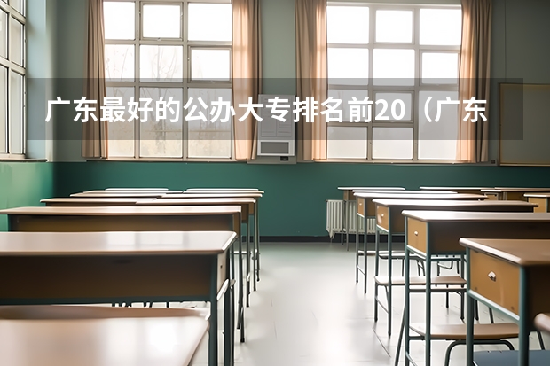 广东最好的公办大专排名前20（广东省卫校排名榜）