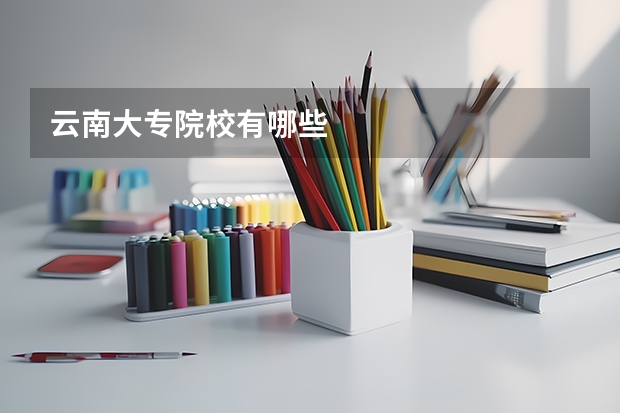 云南大专院校有哪些
