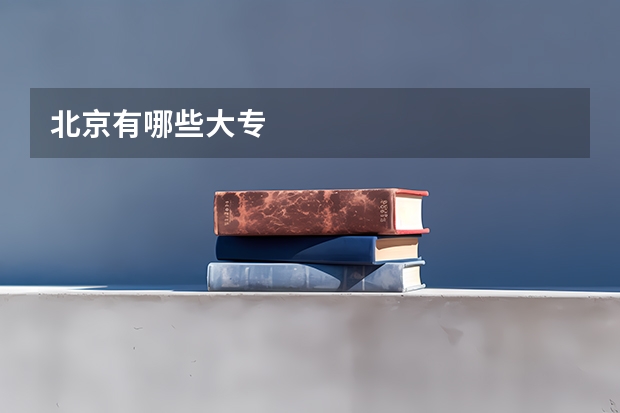 北京有哪些大专