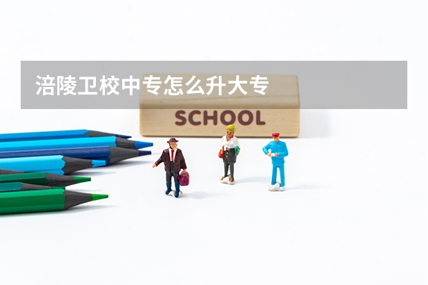 涪陵卫校中专怎么升大专