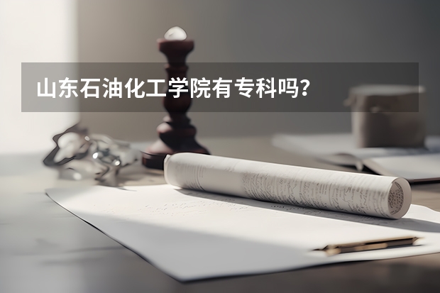 山东石油化工学院有专科吗？