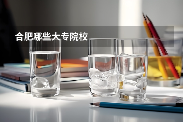 合肥哪些大专院校