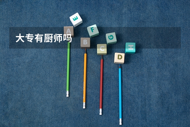 大专有厨师吗