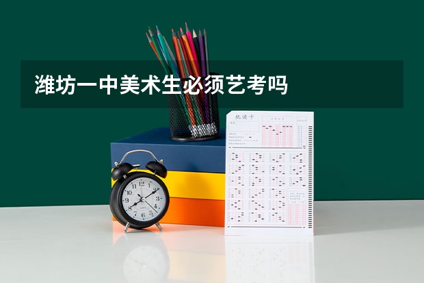 潍坊一中美术生必须艺考吗