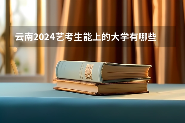 云南2024艺考生能上的大学有哪些